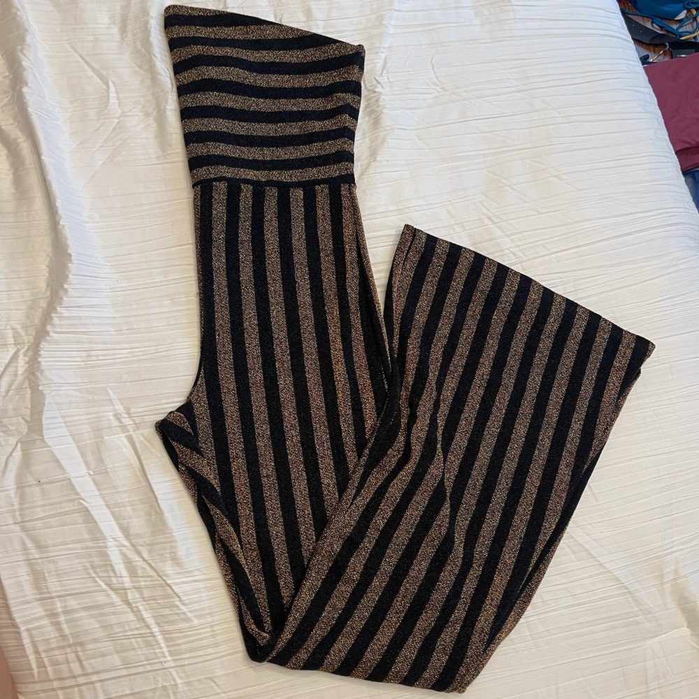 Fashion Nova Stripe Jumpsuit